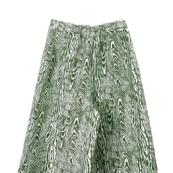 C/MEO Collective Energize Wide-leg Pants Sz S Woodgrain Ivy Green White - Picture 6 of 8